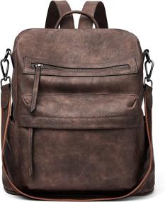 img 4 attached to BROMEN Backpack Fashion Designer Shoulder Women's Handbags & Wallets : Fashion Backpacks