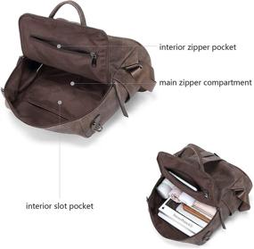 img 1 attached to BROMEN Backpack Fashion Designer Shoulder Women's Handbags & Wallets : Fashion Backpacks