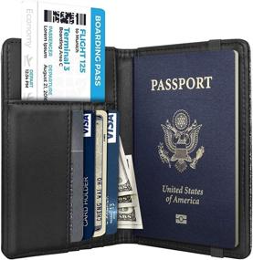 img 2 attached to Обложка для дорожного паспорта Блокирующий бумажник