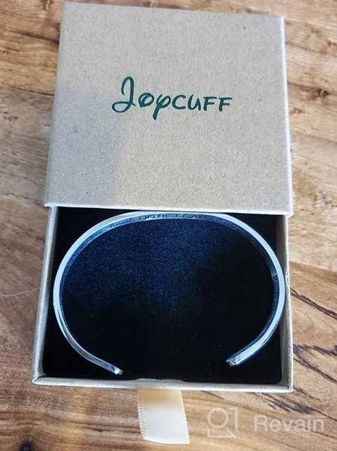 img 1 attached to In Loving Memory Bracelet - Meaningful Sympathy Cuff for Loss of 🌹 Mother, Father, Grandma, Grandpa, Husband, Brother, Sister - Grief Jewelry & Remembrance Bangle review by Jason Clemons