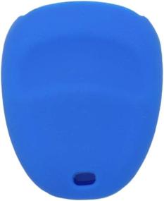 img 2 attached to High-Quality SEGADEN Silicone Cover Protector Case for Chevrolet Buick Cadillac Pontiac Oldsmobile 4 Button Remote Key Fob CV4611 - Deep Blue