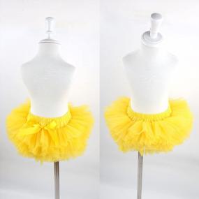 img 3 attached to Adorable Fluffy Tutu Skirt With Diaper Cover For Baby Girls By Slowera
