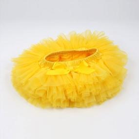 img 2 attached to Adorable Fluffy Tutu Skirt With Diaper Cover For Baby Girls By Slowera