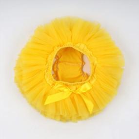 img 1 attached to Adorable Fluffy Tutu Skirt With Diaper Cover For Baby Girls By Slowera