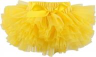 adorable fluffy tutu skirt with diaper cover for baby girls by slowera logo