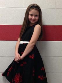 img 2 attached to Girls Vintage Rockabilly Sleeveless Occasion Girls' Clothing : Dresses