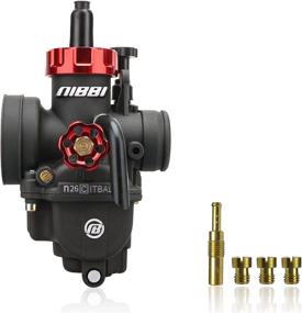 img 4 attached to 🏍️ NIBBI 26mm 150cc Carburetor: Ideal for 4 Stroke Engines, Electric Choke - Motorcycle & Scooter, Fits YAMAHA, KAWASAKI, SUZUKI, Apollo Dirt Bike, Mini Bike, SSR, TTR, KYMCO, SYM, TAOTAO, GY6 Scooter & Moped