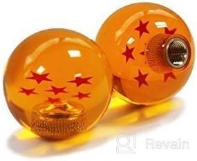 img 4 attached to Kei Project Dragon Ball Z Star Manual Stick Shift Knob With Adapters Fits Most Cars (6 Star)