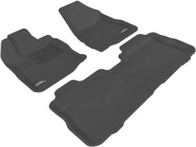 img 4 attached to 3D MAXpider Complete All Weather Chevrolet Interior Accessories via Floor Mats & Cargo Liners