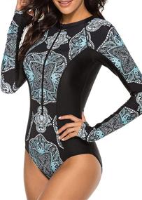 img 2 attached to 👙 American Trends Protection Printed Swimsuit: Versatile Women's Clothing for Comfort and Style