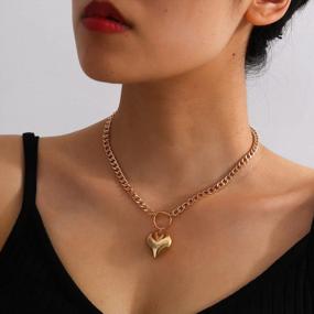 img 3 attached to Stylish Women'S Silver Chain Choker Necklace With Charming 'Love You More' Message For Teens And Women
