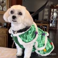 img 1 attached to Small Dog Cat Christmas Tree Costume Funny Pet Cosplay Outwear Coat Apparel Hoodie review by Lisa Hill