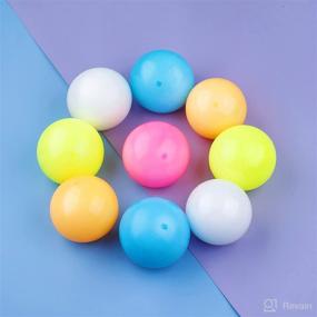 img 4 attached to 🌟 Set of 9 Luminescent Ceiling Balls, Relaxation Balls for All Ages, Sticky Glow Balls, Squeeze Toys for Children, Fidget Toys, Sensory Toys, Stress Relief Toys, Gifts for All
