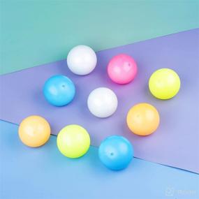img 3 attached to 🌟 Set of 9 Luminescent Ceiling Balls, Relaxation Balls for All Ages, Sticky Glow Balls, Squeeze Toys for Children, Fidget Toys, Sensory Toys, Stress Relief Toys, Gifts for All