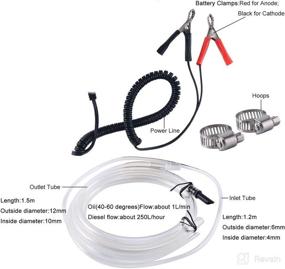 img 2 attached to XMSound Quick Oil Change Pump: 12V 80W Fluid Extractor & Transfer Pump Kit for Car, Boat, Truck, RV, and More