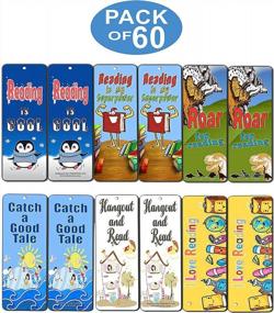 img 3 attached to 60-Pack Reading Bookmarks For Kids - Perfect Rewards & Incentives For Boys & Girls Readers | Stocking Stuffers