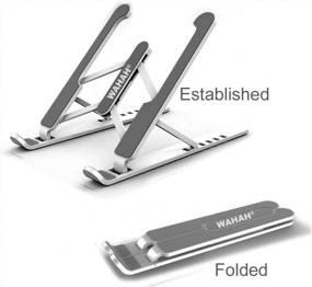 img 3 attached to Angle-Adjustable And Portable Laptop Stand With High-Strength Durability And Ergonomic Design - Ideal For Desk, Tablets, And Laptops - WAHAH Laptop Holder