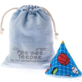 img 1 attached to ⚽ Sports Ball Blue Pee-Pee Teepee - Laundry Bag