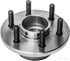 img 1 attached to Front Wheel Hub and Bearing Assembly for Dodge Dakota Durango (RWD / 2WD Models Only) - Compatible with AUQDD 515032 [6 Lug NON-ABS]