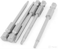 ⚙️ 5pcs 1/4 inch shank hex magnetic screwdriver bits with 2.5mm tip and 75mm length from uxcell логотип