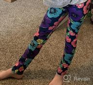 img 1 attached to LUOUSE Toddler Stretch Athletic Leggings Girls' Clothing and Leggings review by Janet Hernandez