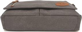 img 1 attached to Stylish Sechunk Canvas Crossbody Messenger Bag For Men And Students