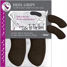 img 3 attached to Heel Grips Style 94001 Black 3 Pairs Shoes Inserts Non-Slip Comfort Support Cushion