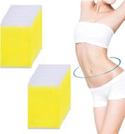 🌿 bellygo natural herbal abdomen waist patch - 120 pcs hibana patch for effective results! logo