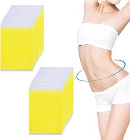 img 4 attached to 🌿 Bellygo Natural Herbal Abdomen Waist Patch - 120 Pcs Hibana Patch for Effective Results!