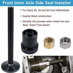 img 3 attached to Front Axle Side Seal Installation Tool For Dana 30/44/60 Differentials - Fits Jeep Wrangler, Ford, Dodge, Volvo & More