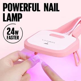 img 1 attached to TOMICCA 4 In 1 Gel Nail Glue And Nail Lamp Kit - Portable UV Nail Lamp For Easy And Fast Nail Extension System, Great For Travel