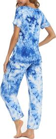 img 3 attached to TIKTIK Womens Pajamas Sleeve Sleepwear Women's Clothing ~ Lingerie, Sleep & Lounge