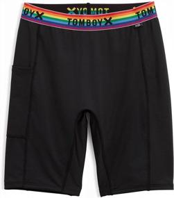 img 3 attached to TomboyX Swim 9 Shorts With Pocket: Comfort And Style In XS-6X Sizes!
