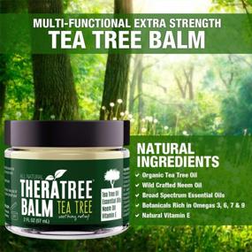 img 1 attached to Neem And Tea Tree Oil Balm - Soothes And Calms Dry, Itchy Skin Irritation - Oleavine TheraTree
