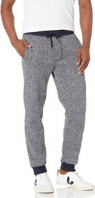 img 4 attached to Men'S Marled Fleece Sweatpants By Southpole- Available In Regular And Big & Tall Sizes For Optimal Comfort