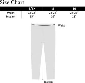 img 1 attached to Popular Girls Cotton Capri Leggings Girls' Clothing ~ Leggings