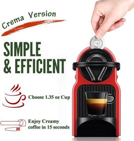 img 2 attached to CAPMESSO Reusable Coffee Capsules: Refillable Originalline Pod, Compatible With Nespresso OriginalLine Machines (Upgraded Creamy Version - 3 Pod Set)