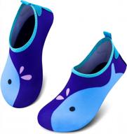 нескользящая детская водная обувь pizoff: быстросохнущие водные носки для пляжа, плавания и прогулок! logo