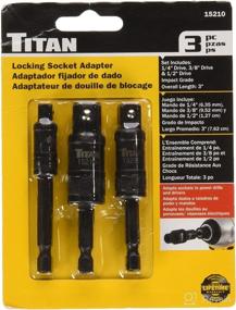img 2 attached to 💪 Ultimate Powerhouse: Titan 15210 Socket Adaptor Set Unleashed!