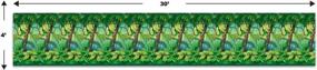 img 2 attached to Jungle Trees Backdrop Party Decoration (1 Piece) - Enhance Your Party Ambiance With This Attractive Set