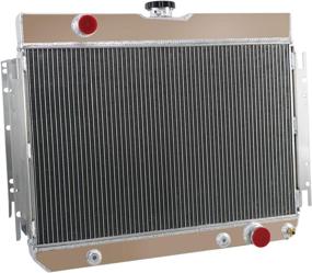 img 3 attached to ALLOYWORKS High-Performance 3-Row All Aluminum Radiator for 1963-1968 Chevy Impala, Chevelle, El Camino, Bel Air, GM