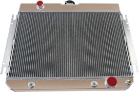 img 1 attached to ALLOYWORKS High-Performance 3-Row All Aluminum Radiator for 1963-1968 Chevy Impala, Chevelle, El Camino, Bel Air, GM