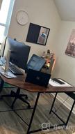 img 1 attached to 66" L Shaped Computer Desk With Storage Shelves | Corner Gaming & Writing Workstation | Modern Wooden Office Desk W/ Wood & Metal Frame - Coleshome review by Ryan Yap