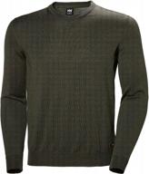 helly hansen skagen merino v neck sweatshirt logo