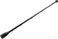 antennamastsrus 8 inch black short antenna - chevrolet silverado 1500 (2006-2022) compatible - spiral wind noise cancellation - spring steel construction logo