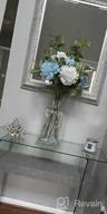 img 1 attached to Narrow & Stylish Glass Console Table With Storage: Ideal For Modern Interiors, Small Spaces & Multiple Uses review by Rick Howlett