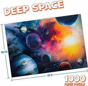 img 2 attached to 1000 Piece Deep Space Galaxy Puzzle - Perfect For Adults, Teens And Kids!