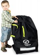 secure & durable car seat travel bag - save money on air travel with the v volkgo gate check bag! logo