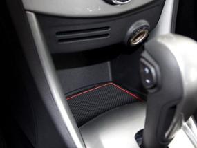img 1 attached to Keep Your Chevy Trax Clean And Tidy With Auovo'S Anti-Dust Mats - 20Pcs Custom Interior Cup Holder Inserts And Door Pockets Liners In Red (2014-2022)