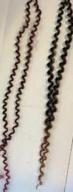img 1 attached to 18 Inch Water Wave Synthetic Braids For Passion Twist Crochet Hair - 7 Packs Butterfly Locs (22Strands/Pack, T30#) review by April Daniels
